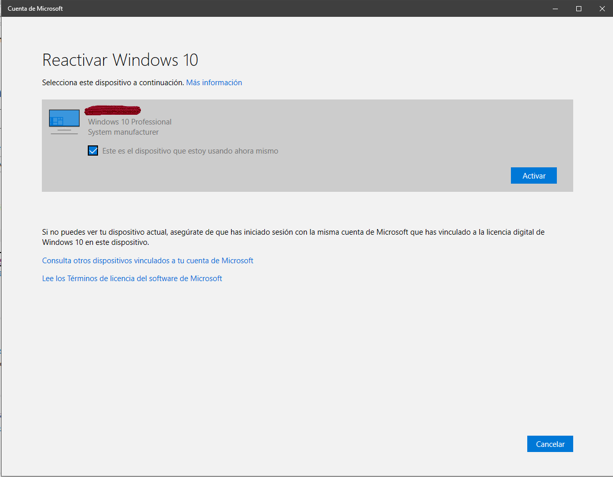 Activar El Sistema Operativo Con Licencia Digital Windows 10