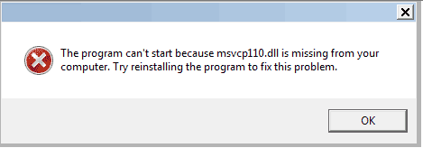 Problem With MSVCP110.Dll & MSVCR110.Dll - Microsoft Community