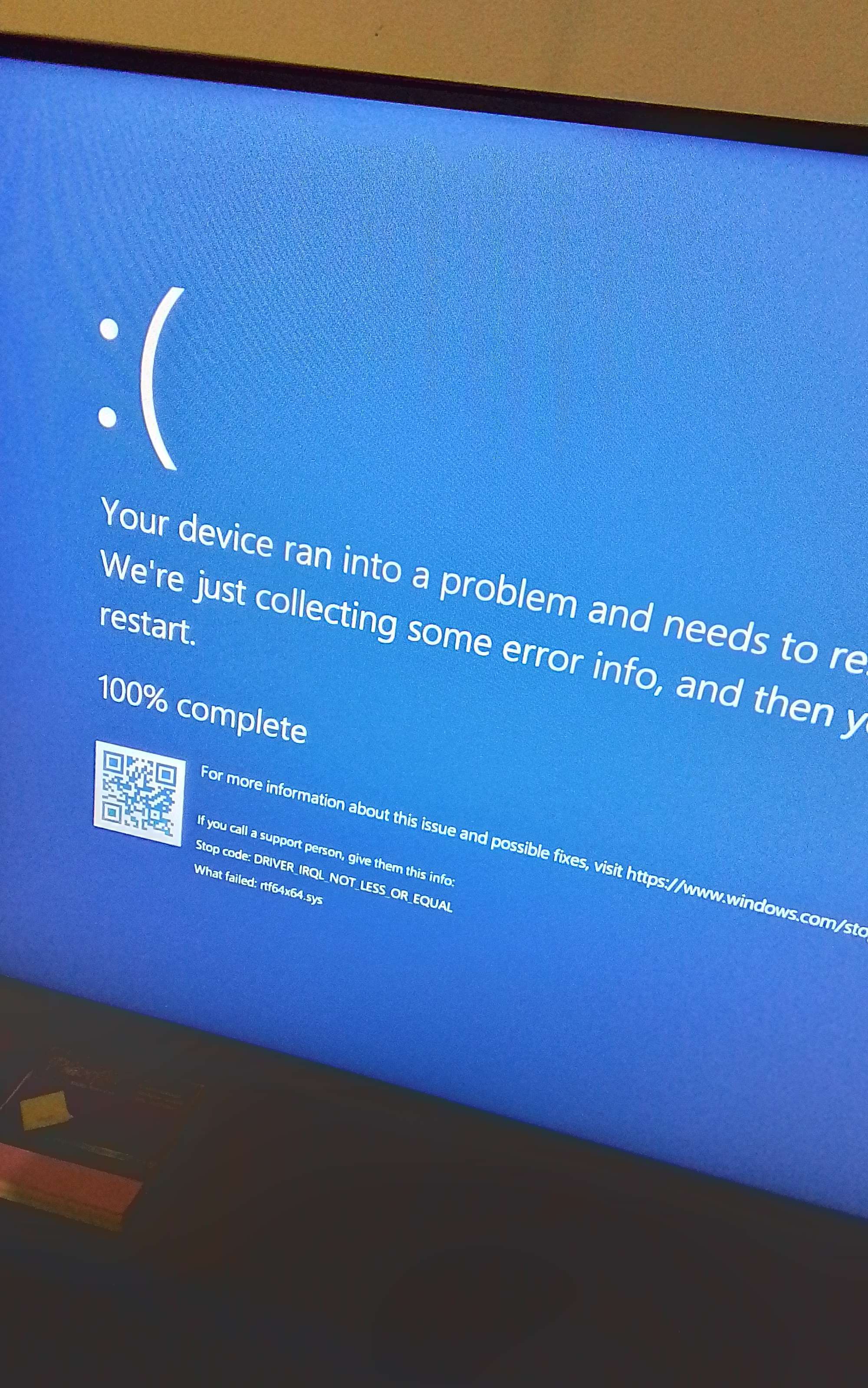 my windows has been giving blue screen error . - Microsoft Community