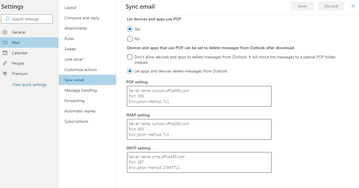 outlook 販売 フォルダー時計マーク