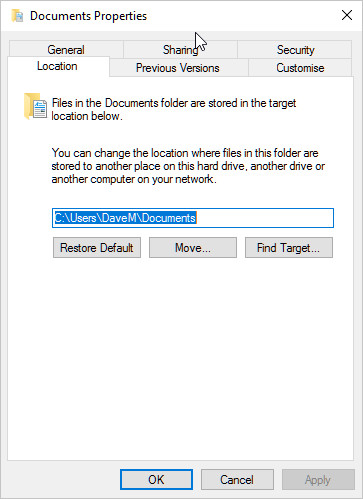 Rename My Document System Folder - Microsoft Community