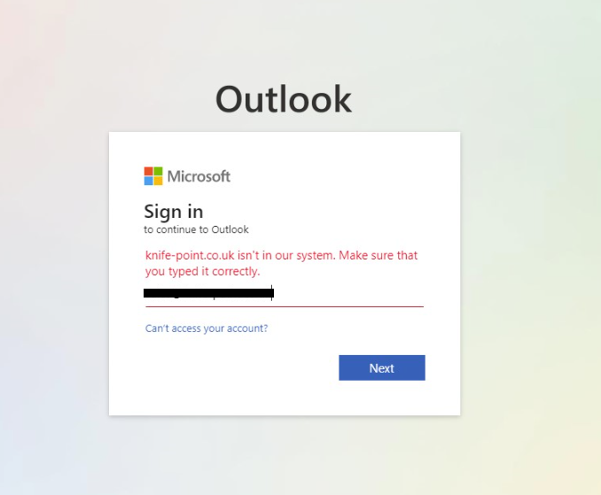 Unable To Get My Outlook Email On Any Device Although The Rest Of My