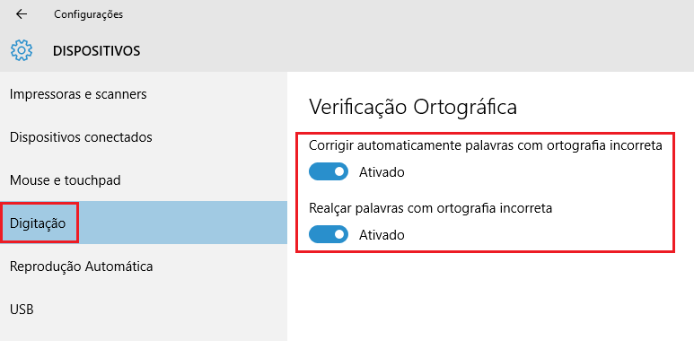 Windows 10 Como Ativardesativar O Corretor Ortográfico Microsoft Community 1262