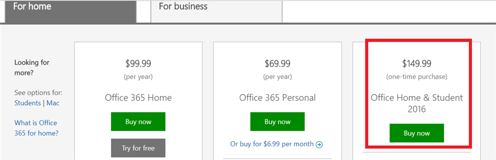 If I purchase the Office Home & Student 2016 for PC plan, is that -  Microsoft Community
