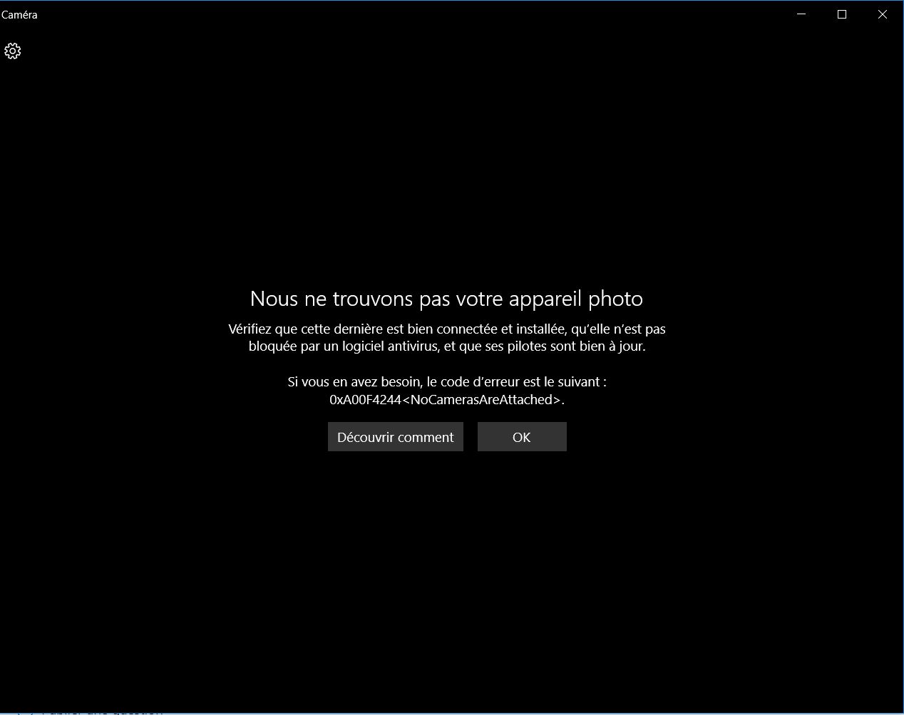 Cam ra webcam ne  fonctionne  plus Microsoft Community