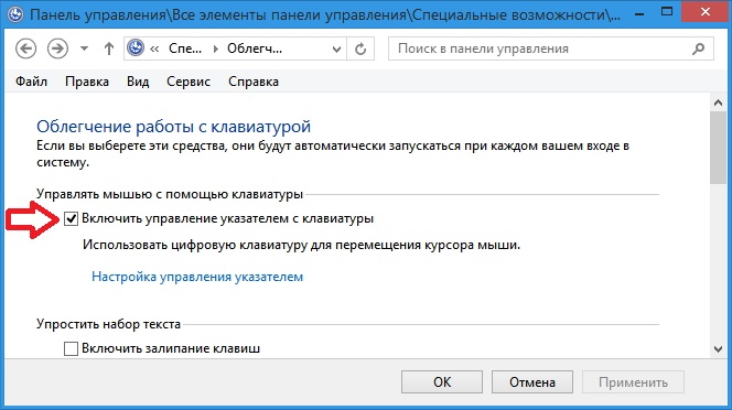 Почему перестало показывать видео. Облегчение работы с клавиатурой. Почему перестал работать игаюулайзер.