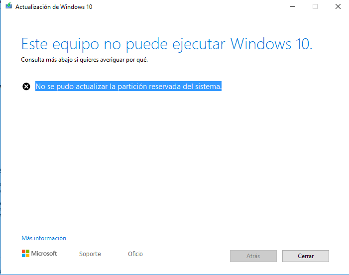 Windows 10 • No Puedo Actualizar Desde La Versión 1803 A Versión 1903 Microsoft Community 9460