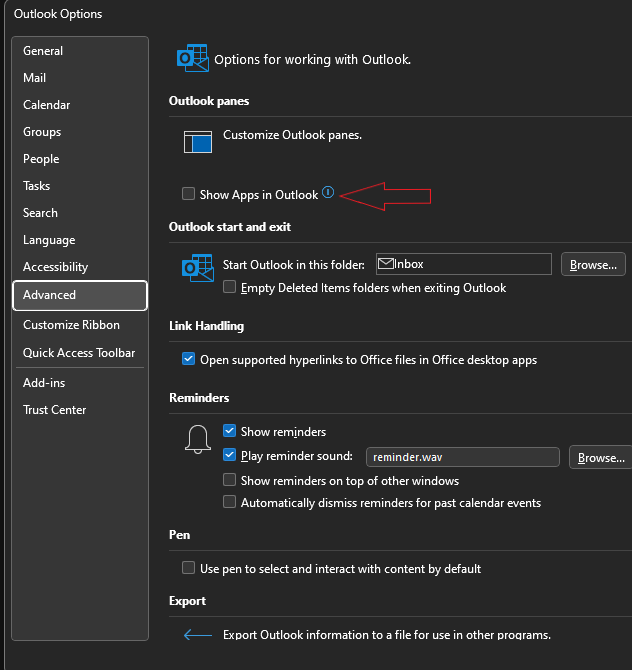 how-do-i-move-the-outlook-navigation-icons-back-to-the-bottom-corner