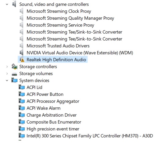 Image Result For Realtek Audio Not Working In Win Microsoft Community