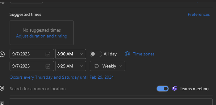 Editing Single Occurrence in Series of Outlook Meetings Reverts Back ...