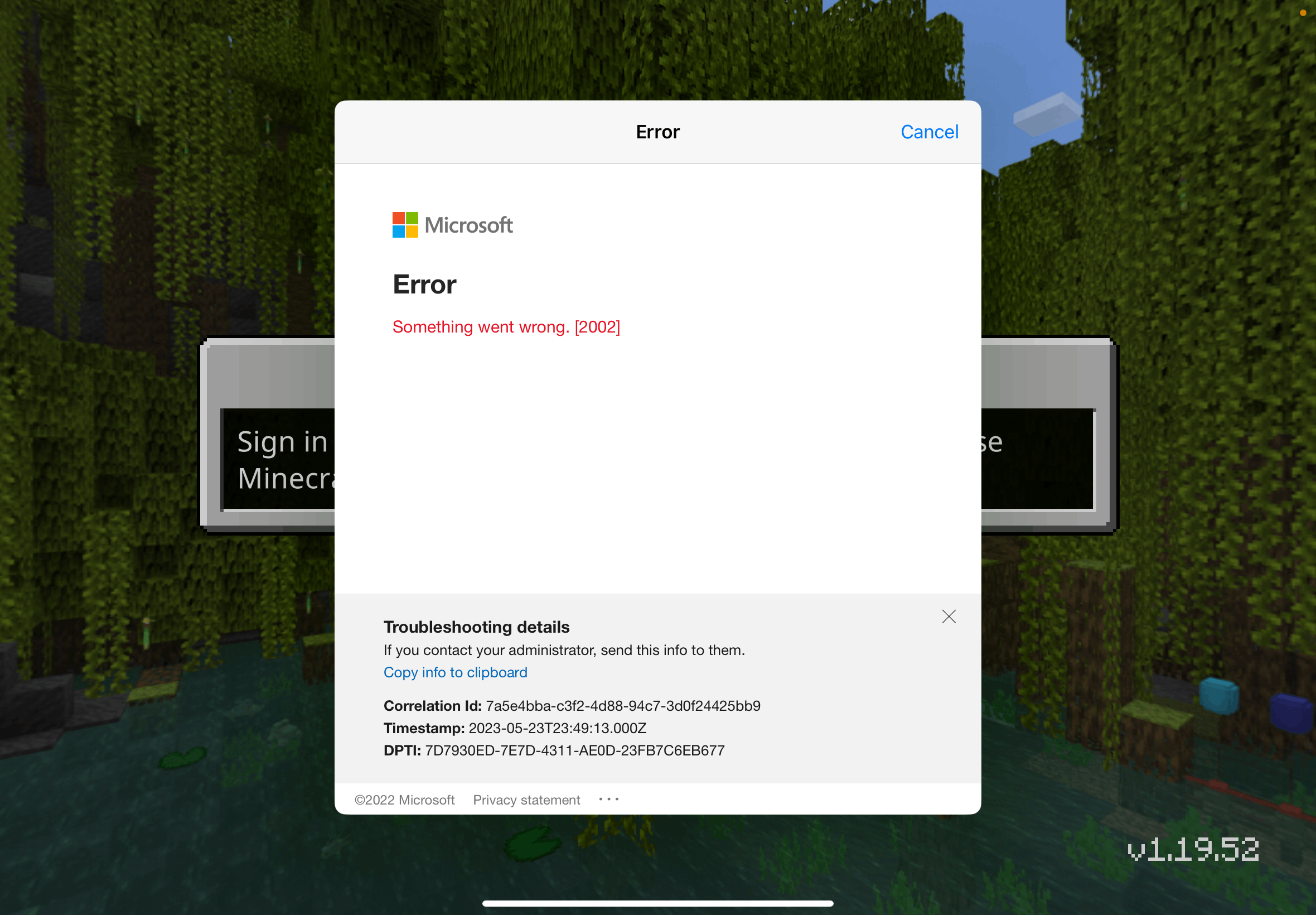 I want to install minecraft but i get a error - Google Play Community