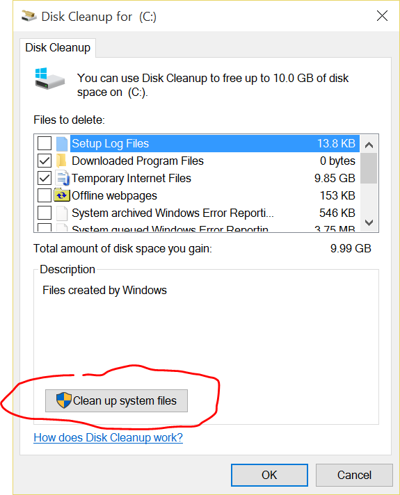 windows download files junk