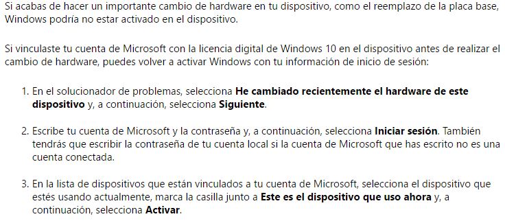 Windows 10 Activacion En Un Pc Mejorado Microsoft Community