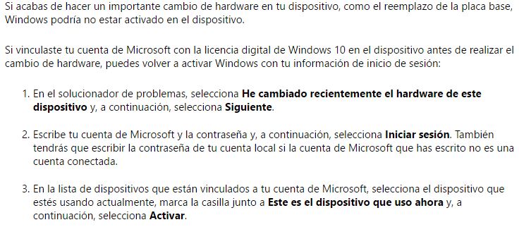 Windows 10 Activacion En Un Pc Mejorado Microsoft Community