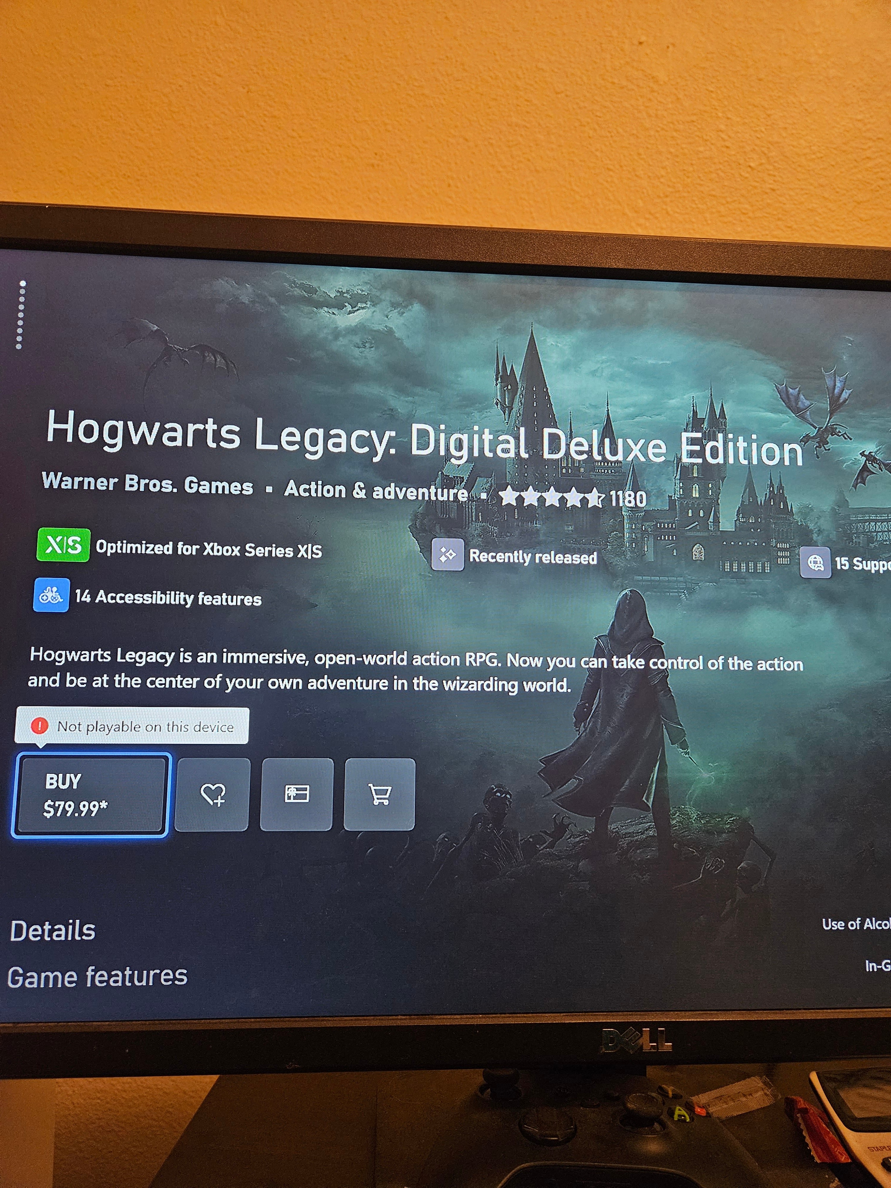 Hogwarts Legacy Digital Deluxe Edition Not playable on this device -  Microsoft Community