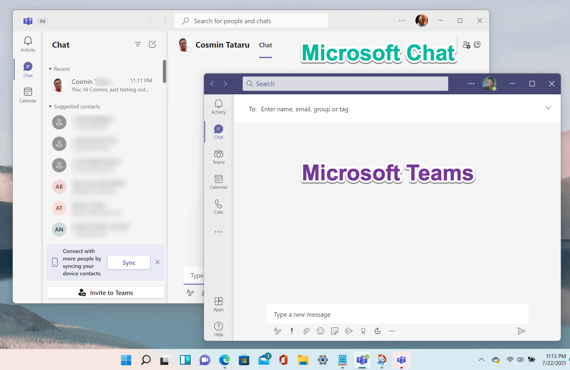 Microsoft chat