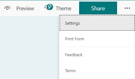 Limit the number of submissions in Forms - Microsoft Community