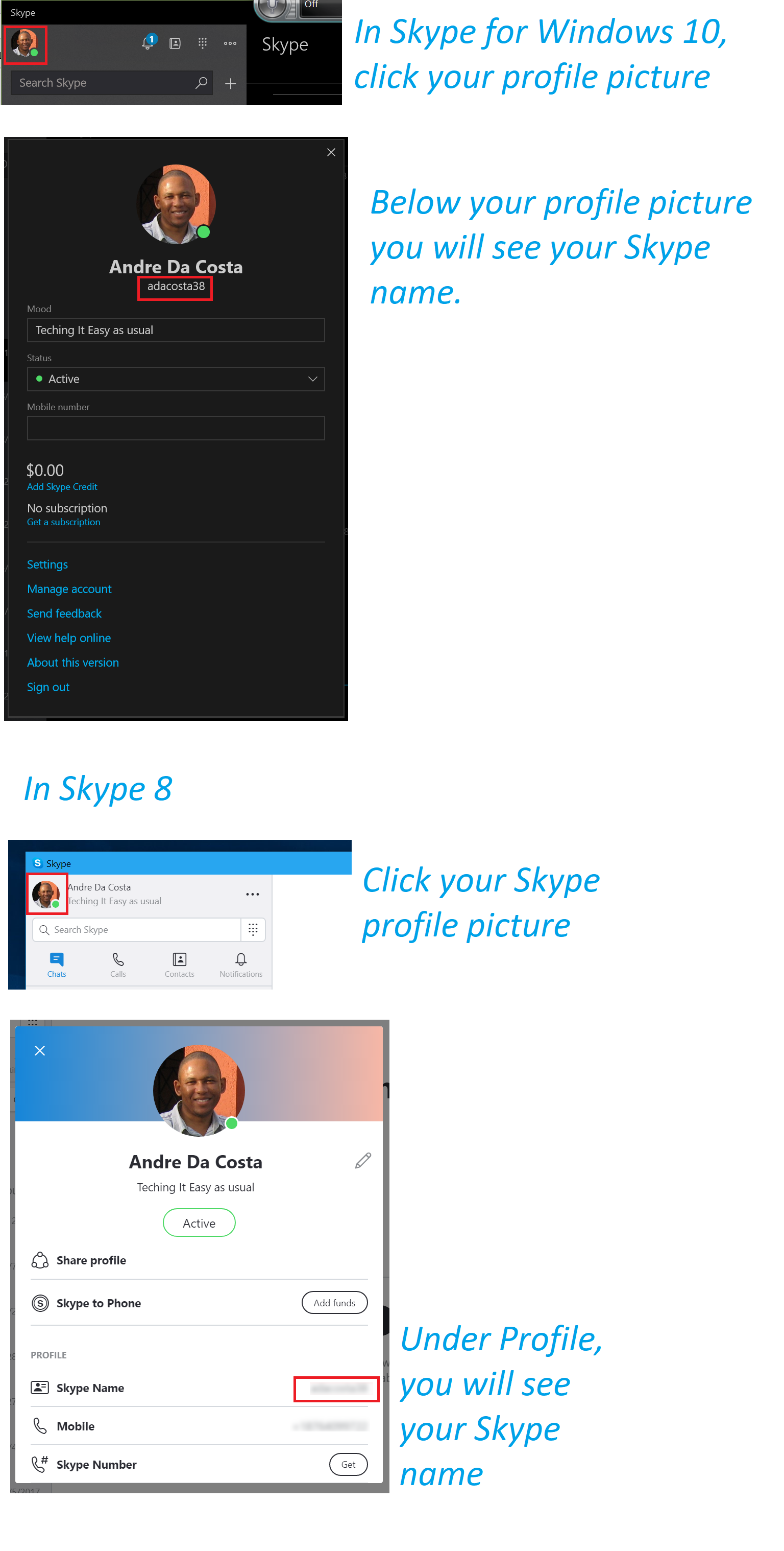 Where do i find my skype id