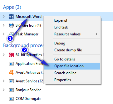 New office 365 can't find file location so I can set up shortcut ...