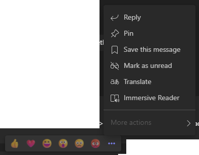 Teams 'Expanded Reactions' Not Available - Microsoft Community