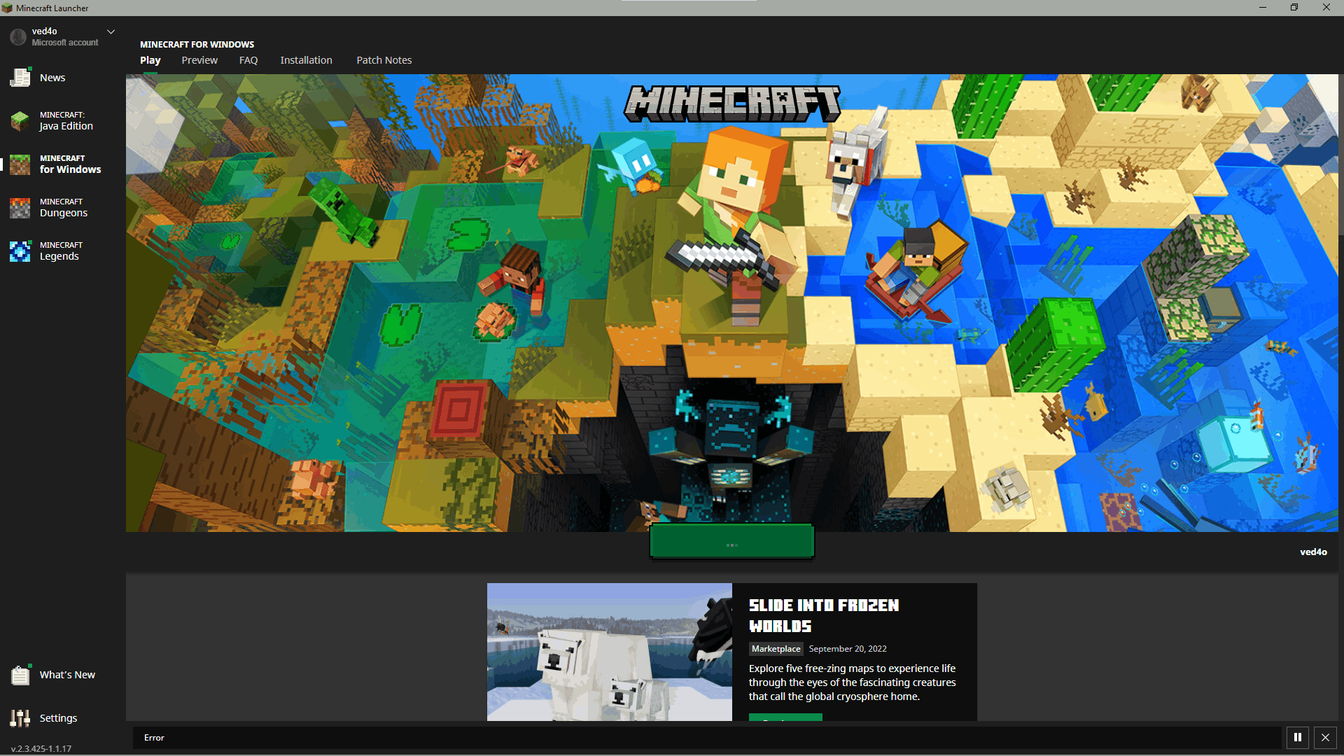 Minecraft new launcher account problem - Microsoft Community