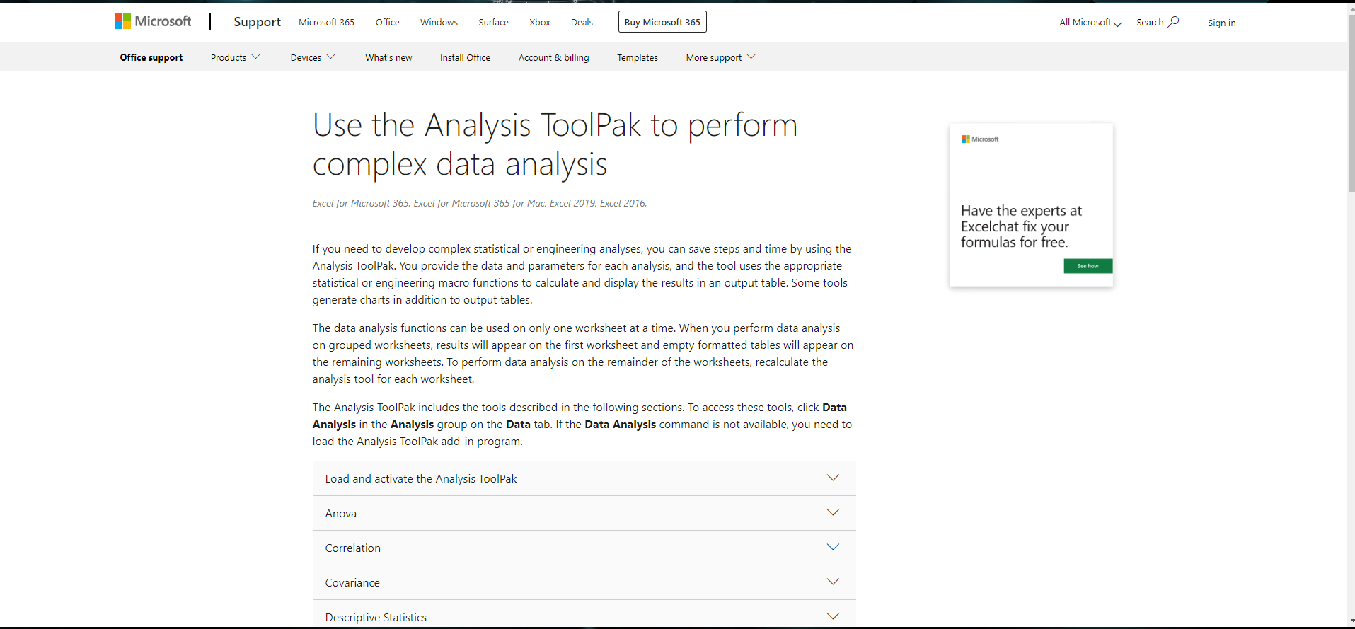 Excel 16 使用问题 Microsoft Community