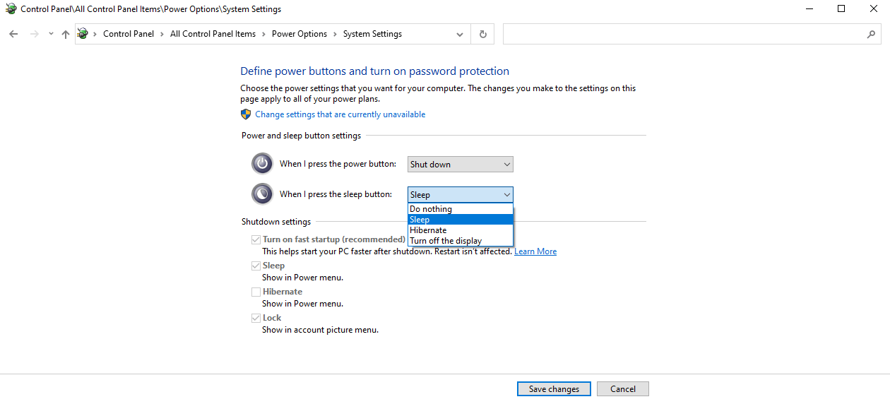 The screen won't turn off after closing lid - Microsoft Community