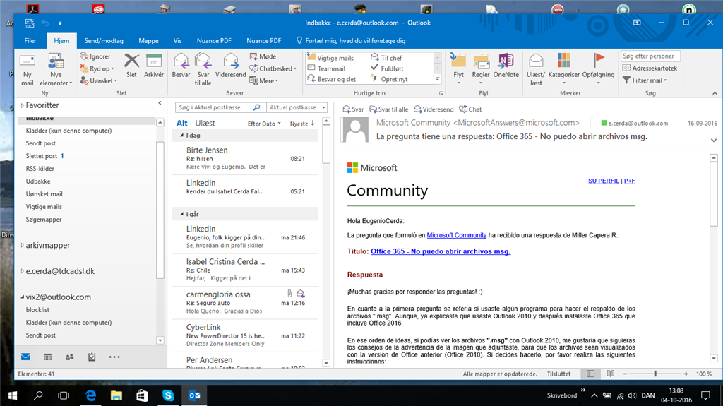 Office 365 - Bandeja de Entrada y mails - Microsoft
