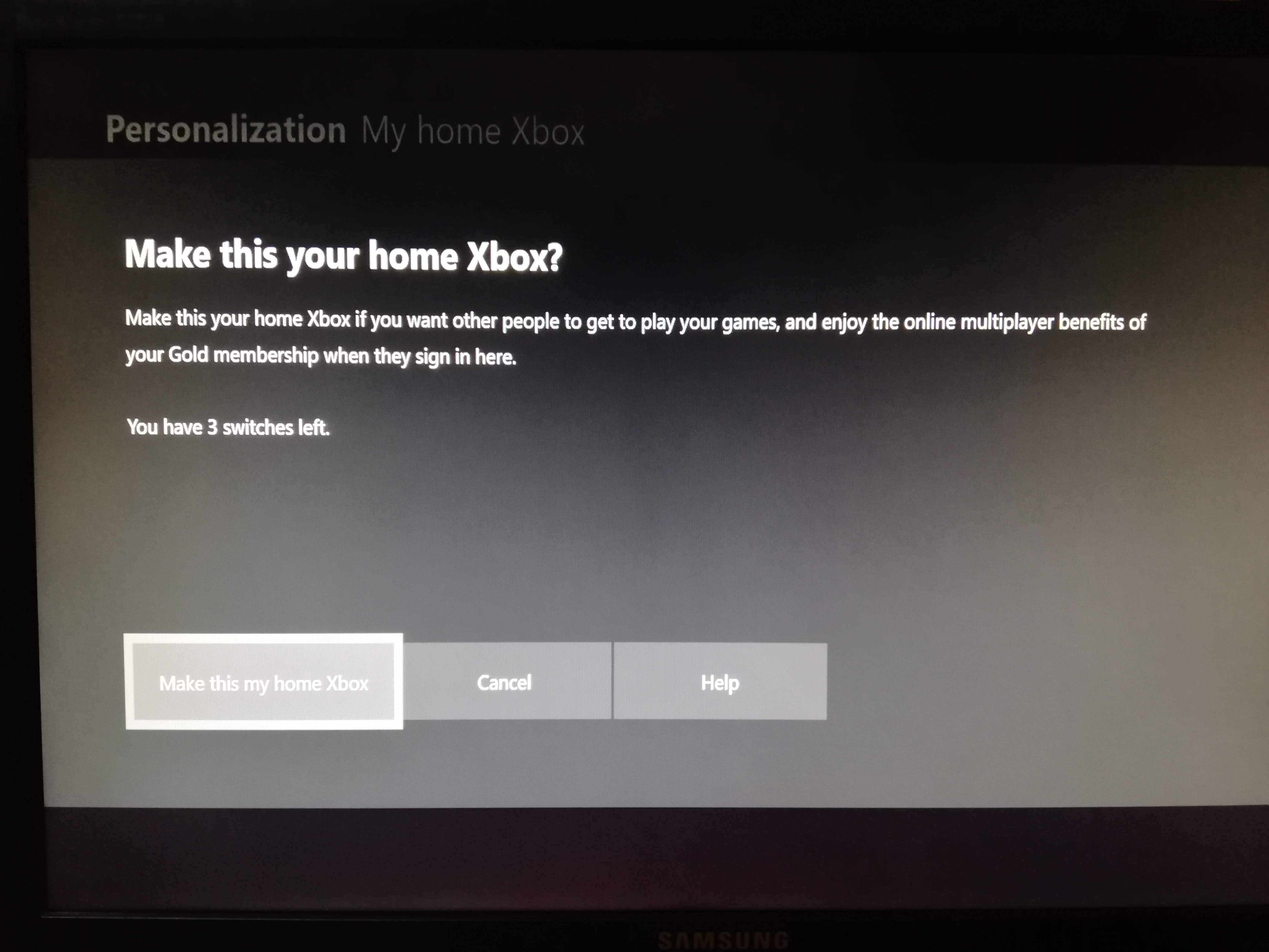 how to make an xbox account the home account