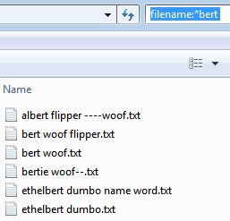 Search for part of a filename - Microsoft Community