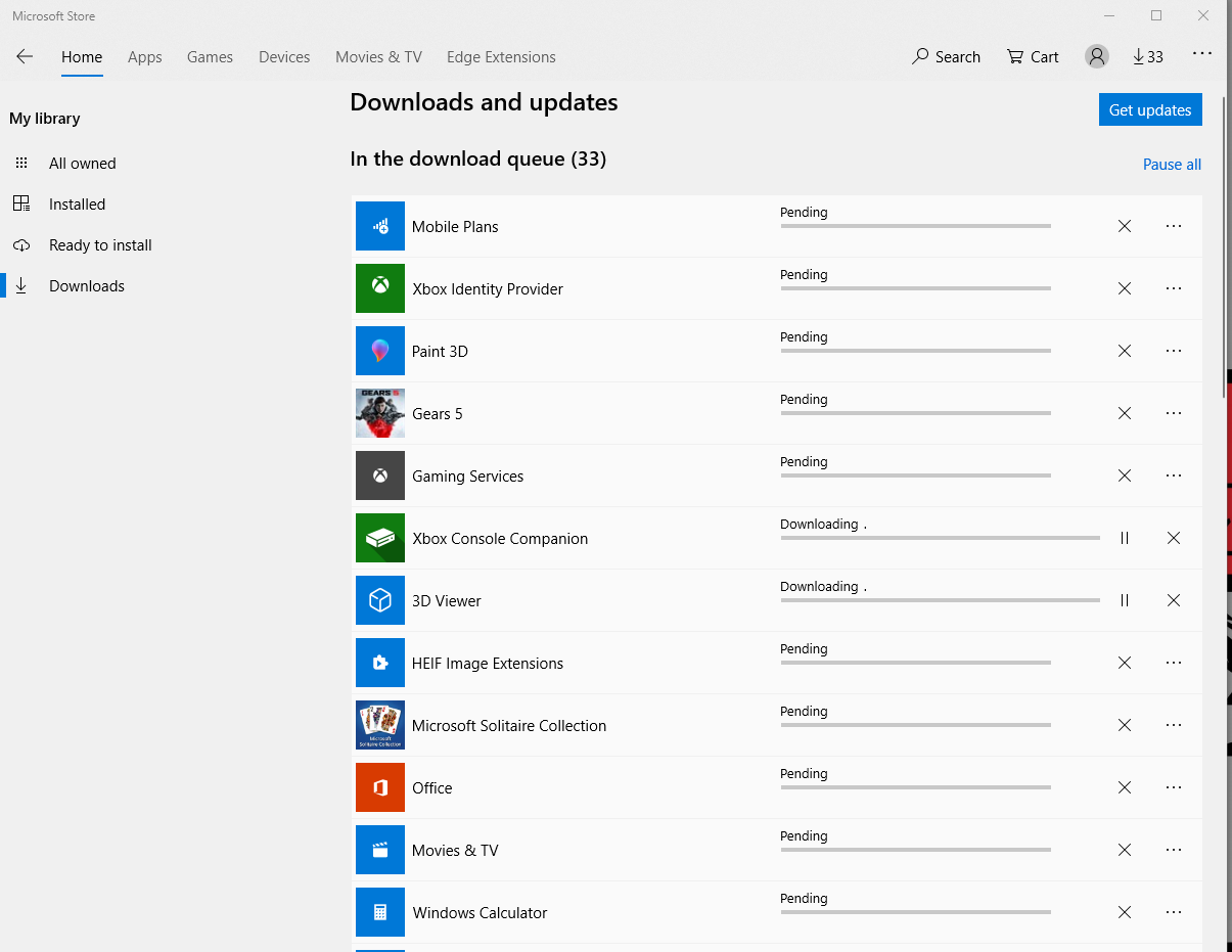 Windows 10 Microsoft Store Won T Download Or Update Apps Microsoft Community