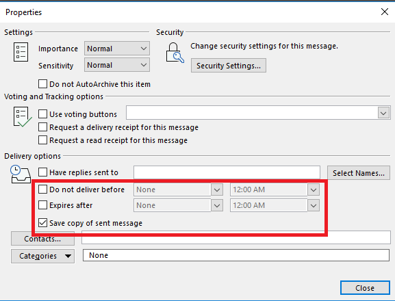 Can't resend a delayed delivery message - Outlook