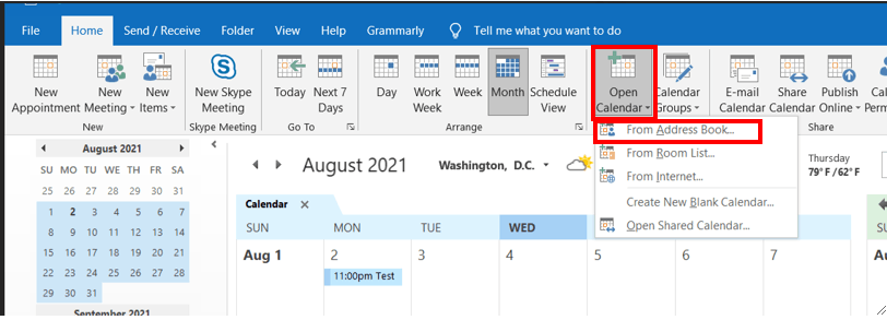 Shared Calendars for secondary account not showing in Outlook desktop ...