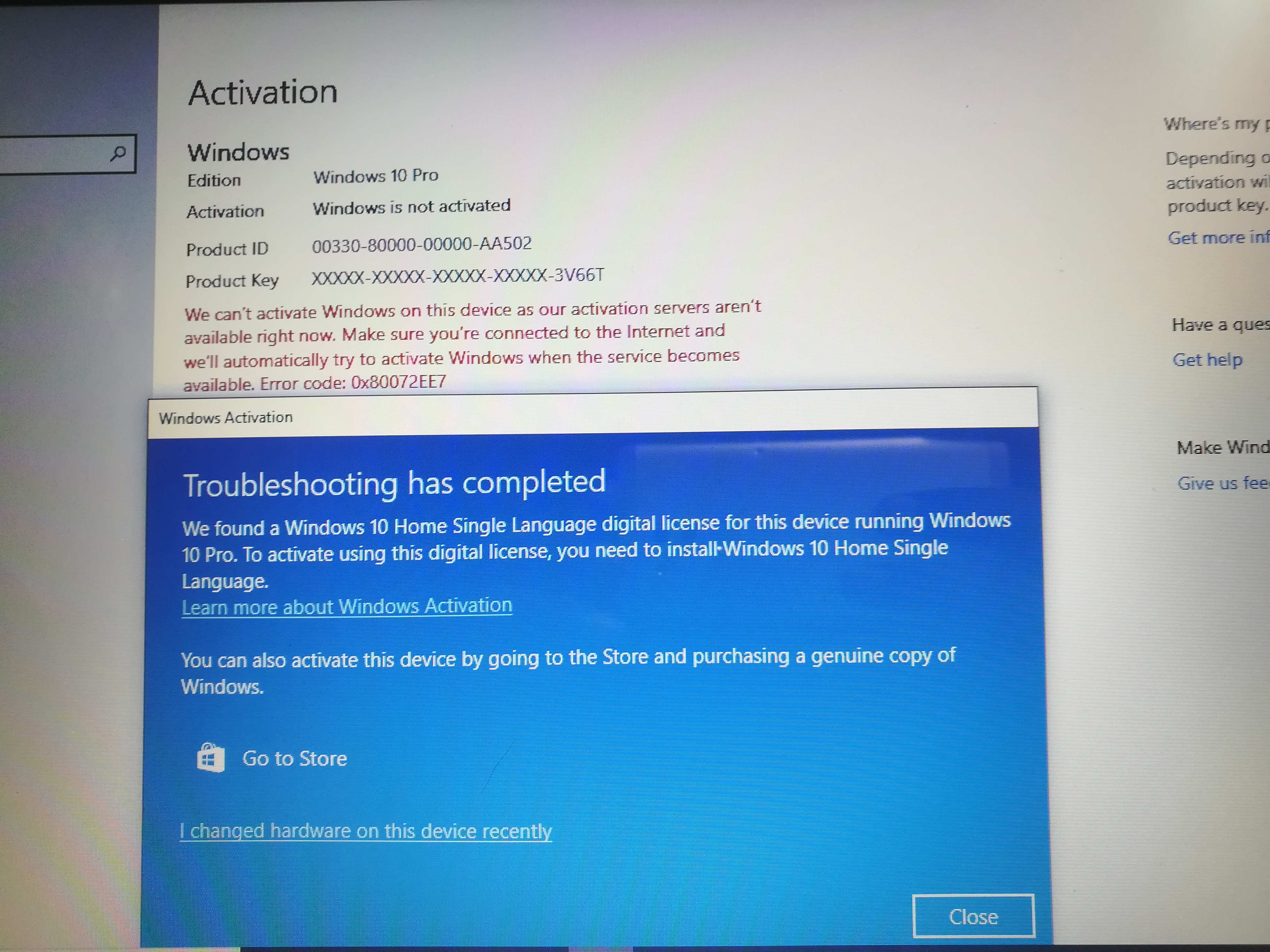 Windows Activation Microsoft Community
