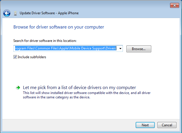 Program files common files apple mobile device support drivers нет папки