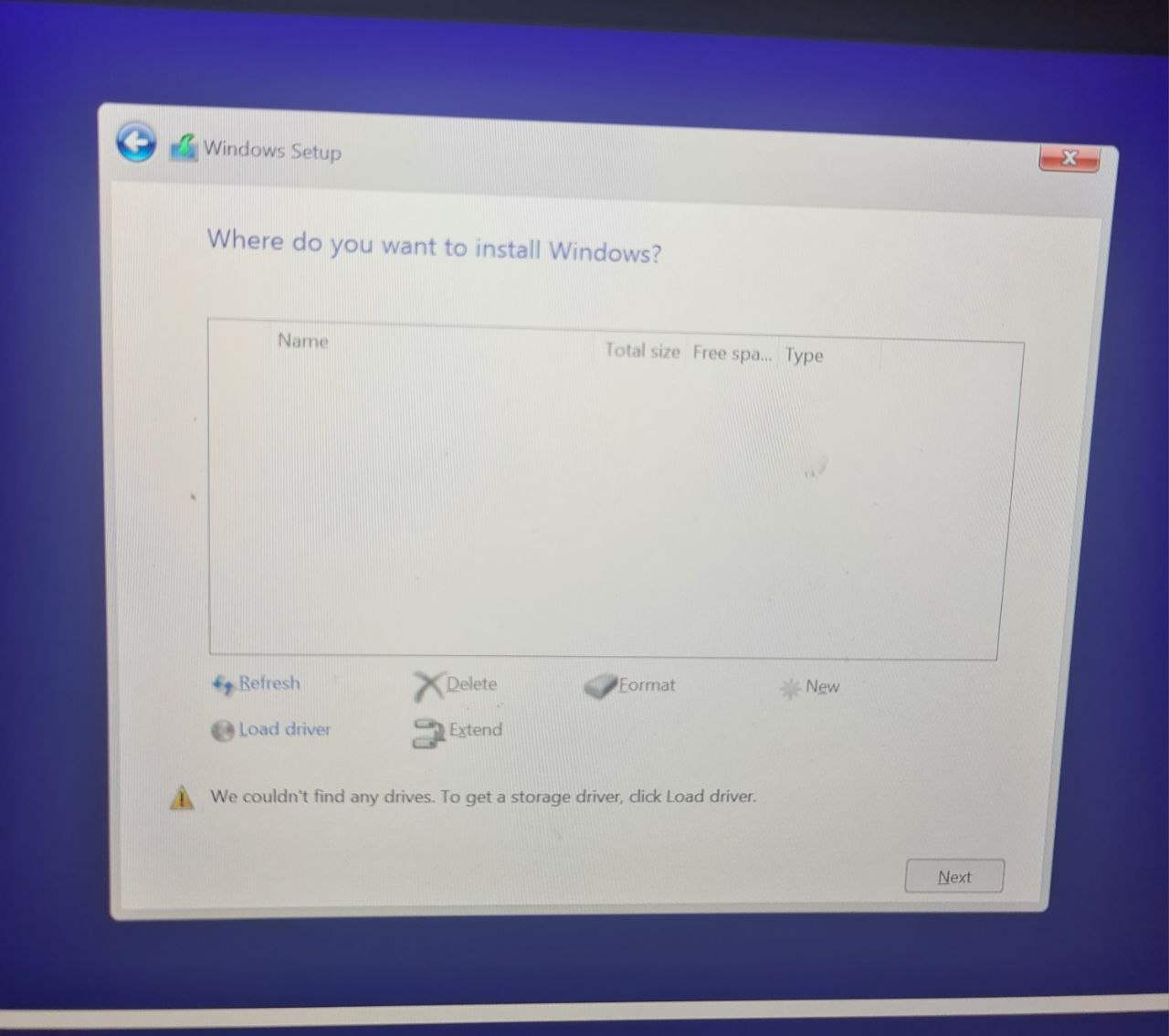 How To Fix 'We Couldn’t Find Any Drives' While Installing Windows ...