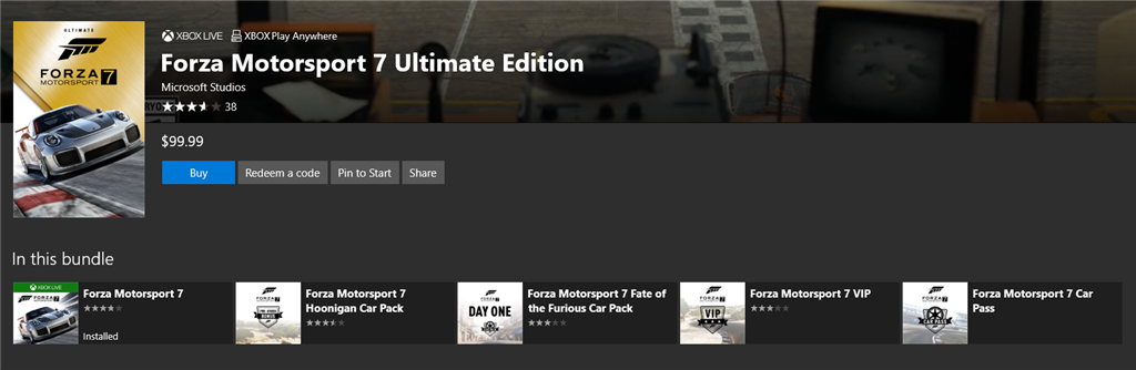 Forza Motorsport 7 is leaving the Microsoft Store – Forza Support