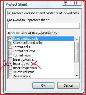 Not able to insert row in Excel 2013 Microsoft Community