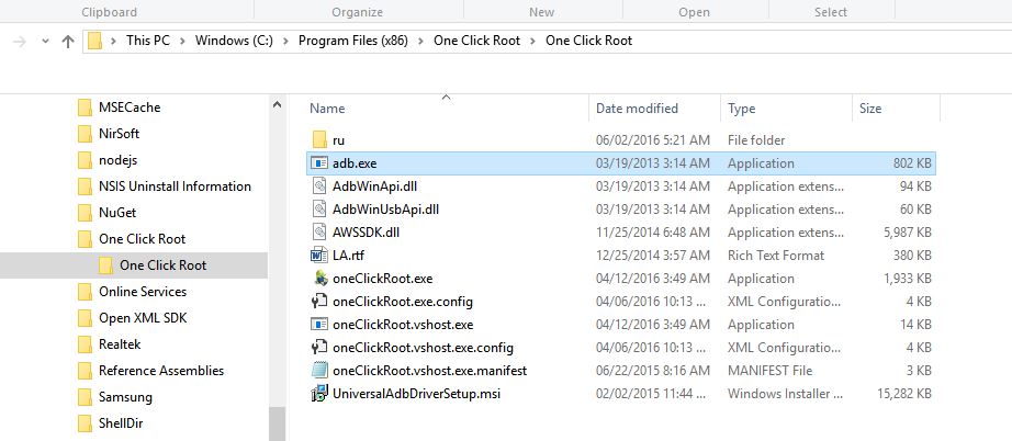 adb exe download windows 7