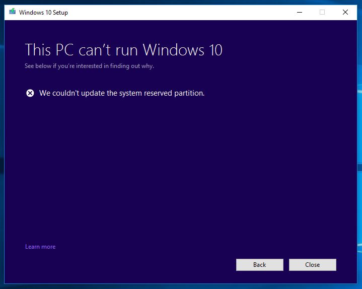 Updating Windows 10 Pro Version 1607 To Version 1703 Error/Issues ...