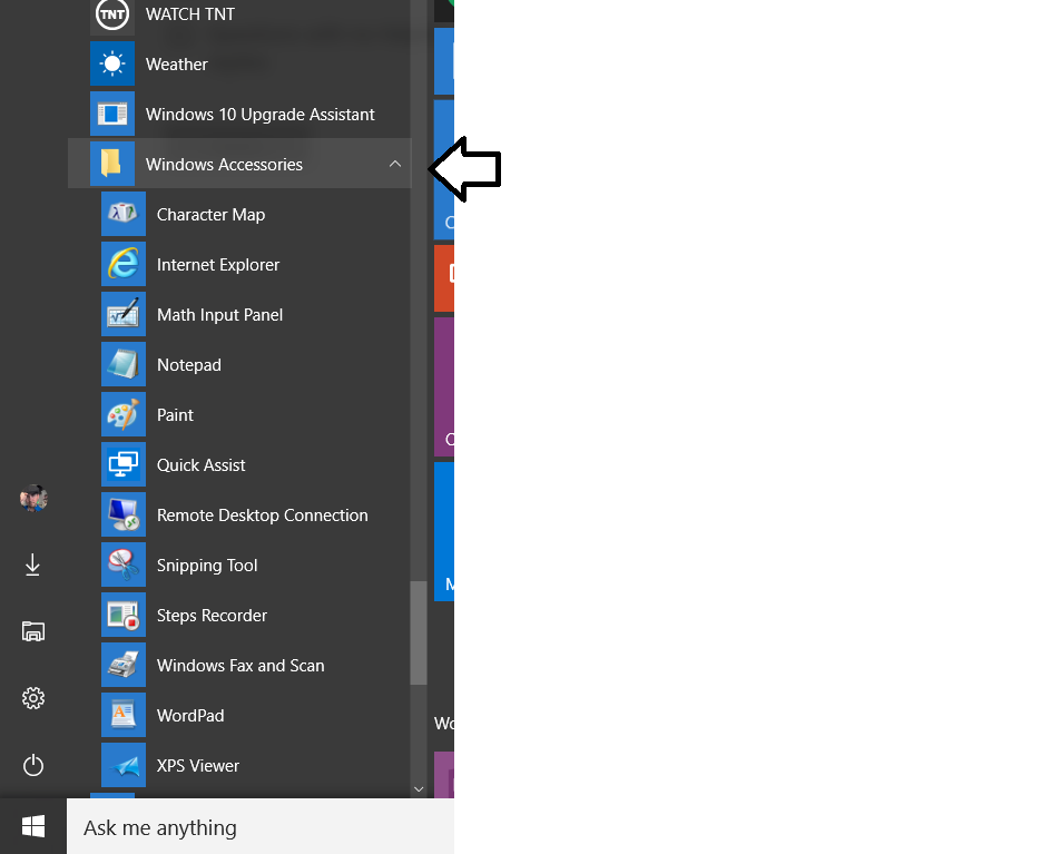 Accessories folder working - Microsoft Community