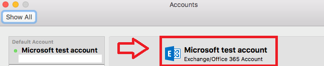 wrong contacts showing in outlook for mac 2016