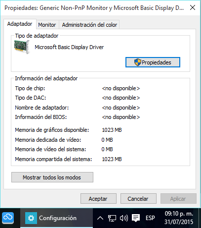 equilibrado Conciencia zona Windows 10 no reconoce mi tarjeta de video ¿Qué puedo - Microsoft Community