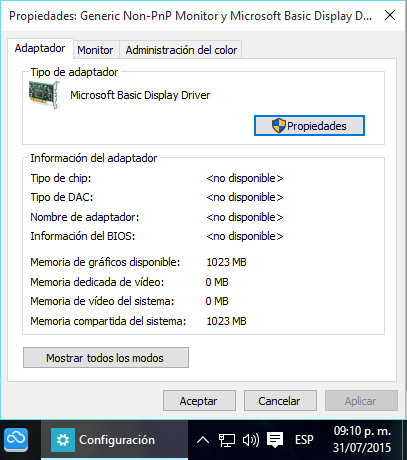 Windows 10 no reconoce mi tarjeta de video Qu puedo hacer