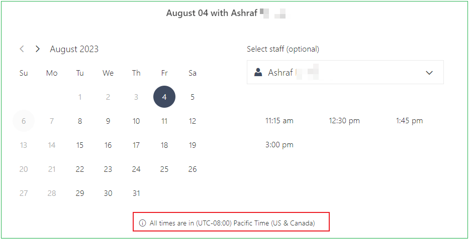 crossing-time-zones-in-microsoft-bookings-microsoft-community