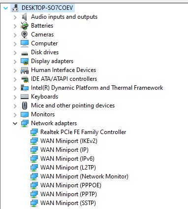 Wifi and Bluetooth Driver not showing on windows 10 - Microsoft 