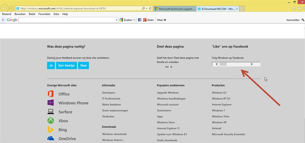 Social media buttons niet zichtbaar in IE11 Microsoft Social media buttons niet zichtbaar in IE11 Microsoft