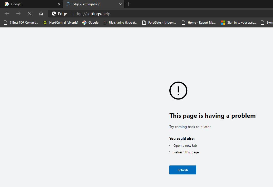 Microsoft edge 80