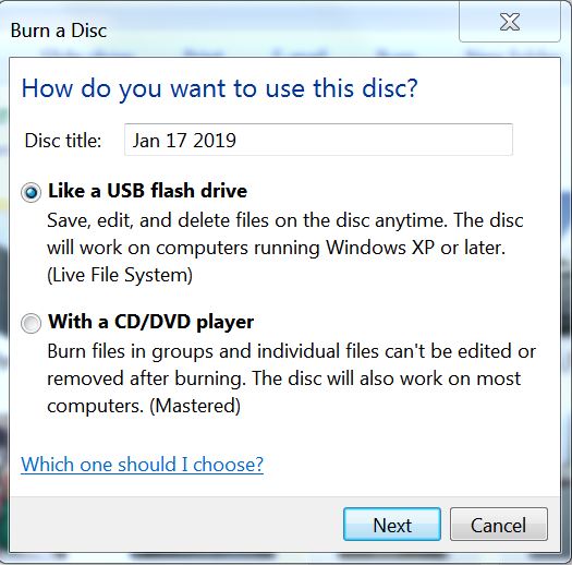 Burn Pictures On A CD-R, No Special Drive Needed