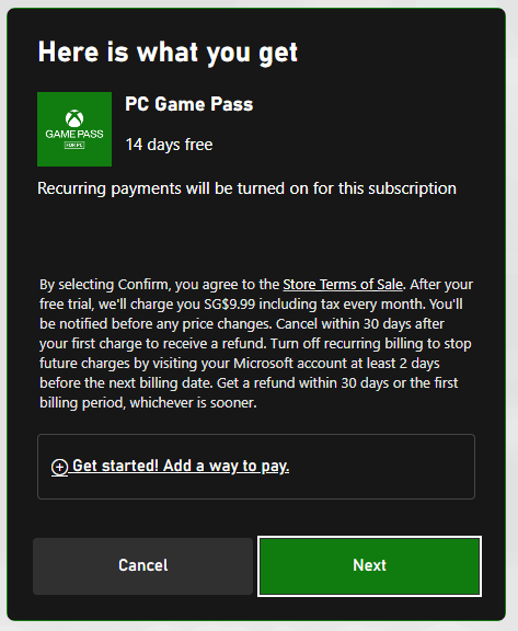 Why Cant The 14 Day Free Gamepass Trial Be Redeemed Without A Card ...